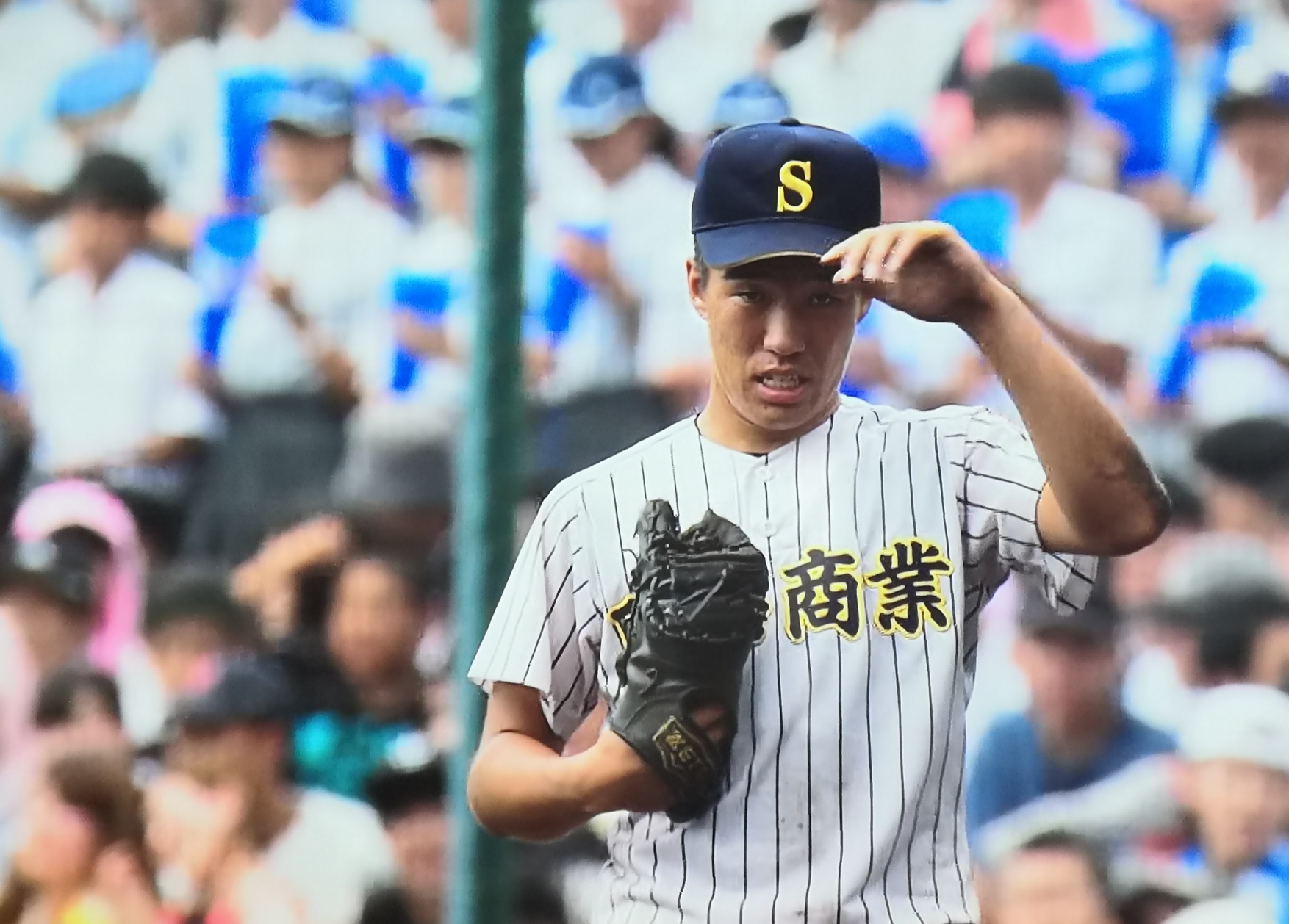 印象のデザイン 富山商業高校 試合用帽子 - 野球
