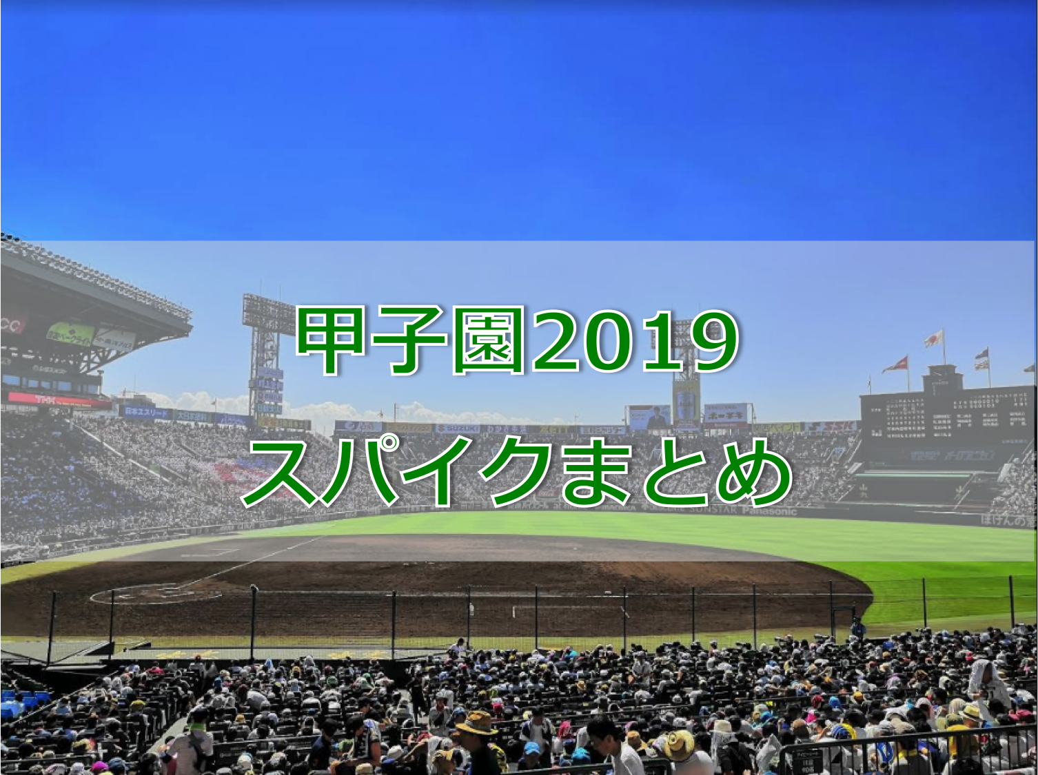 甲子園 甲子園出場選手道具まとめ スパイク篇 19年夏 バックネット裏から見る野球