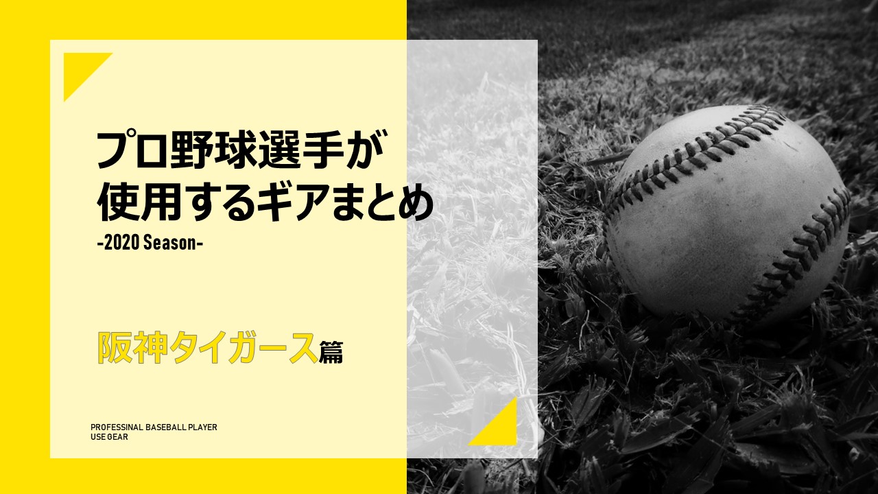 年ver 阪神タイガースの選手が使用する道具一覧 道具まとめ バックネット裏から見る野球