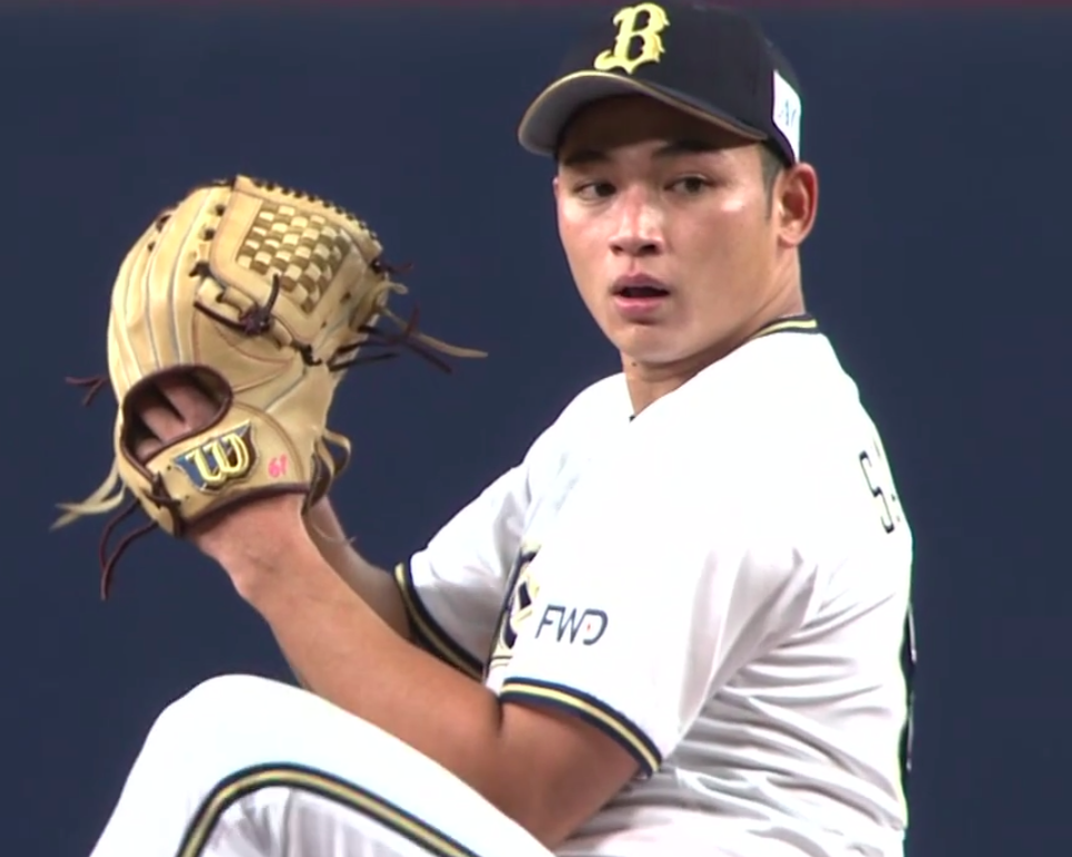 Wilson 投手用 グラブ オリックス 山岡泰輔モデル - グローブ